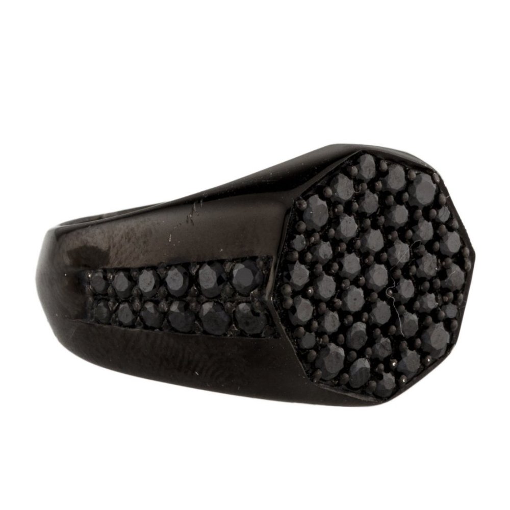 EFFY JEWELERY AMAZING SPINEL SIGNET RING - Picture 4 of 5